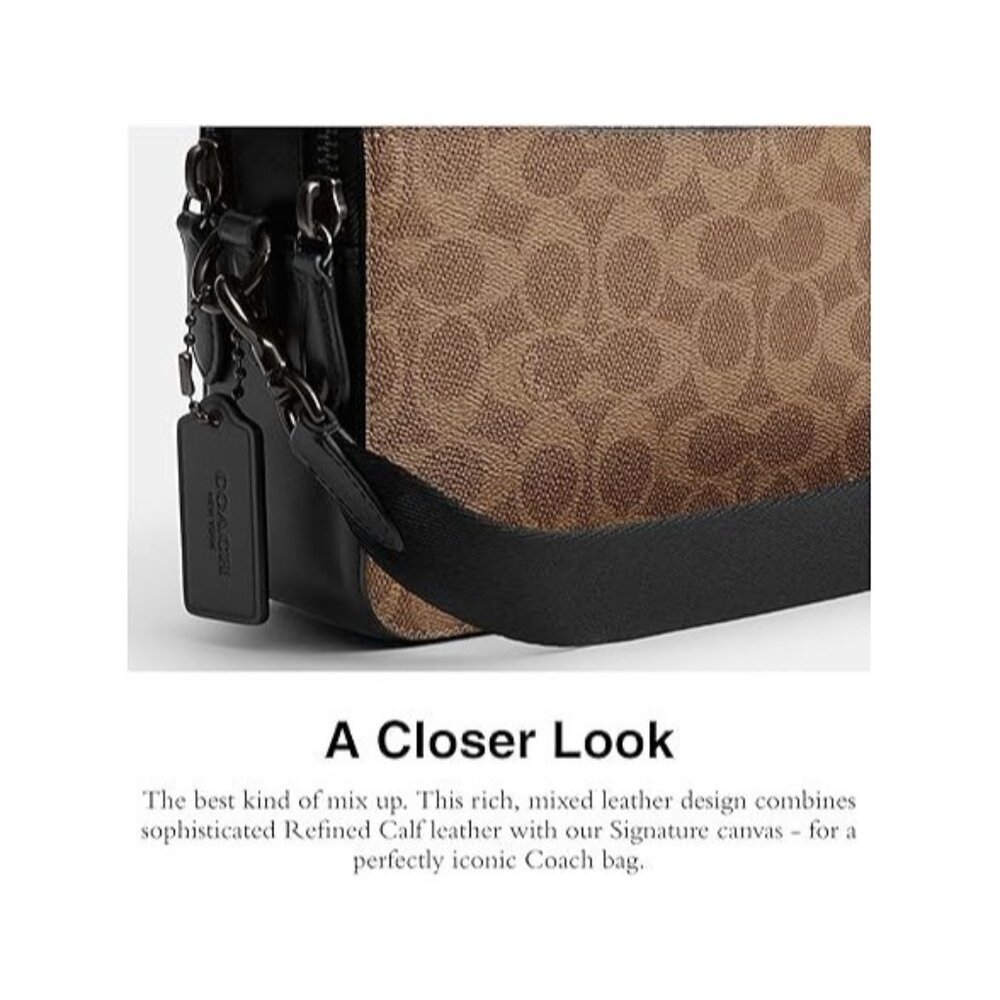 New With Tags Coach Men's Charter Crossbody 24, One Size - Picture 2 of 5